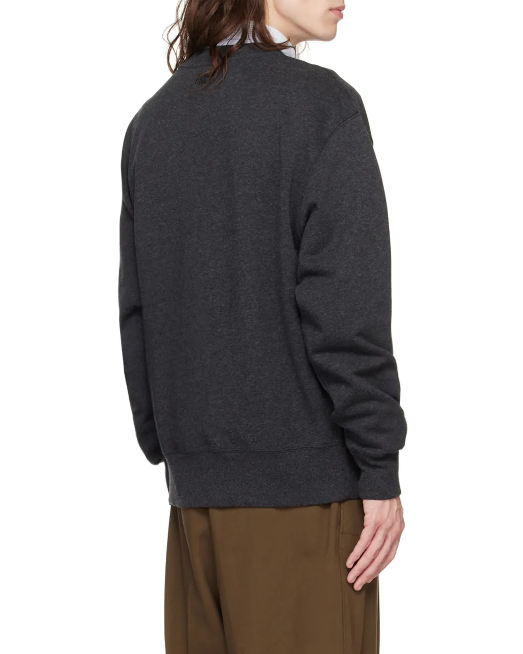 Ami De Coeur Logo Patch Crewneck Sweatshirt