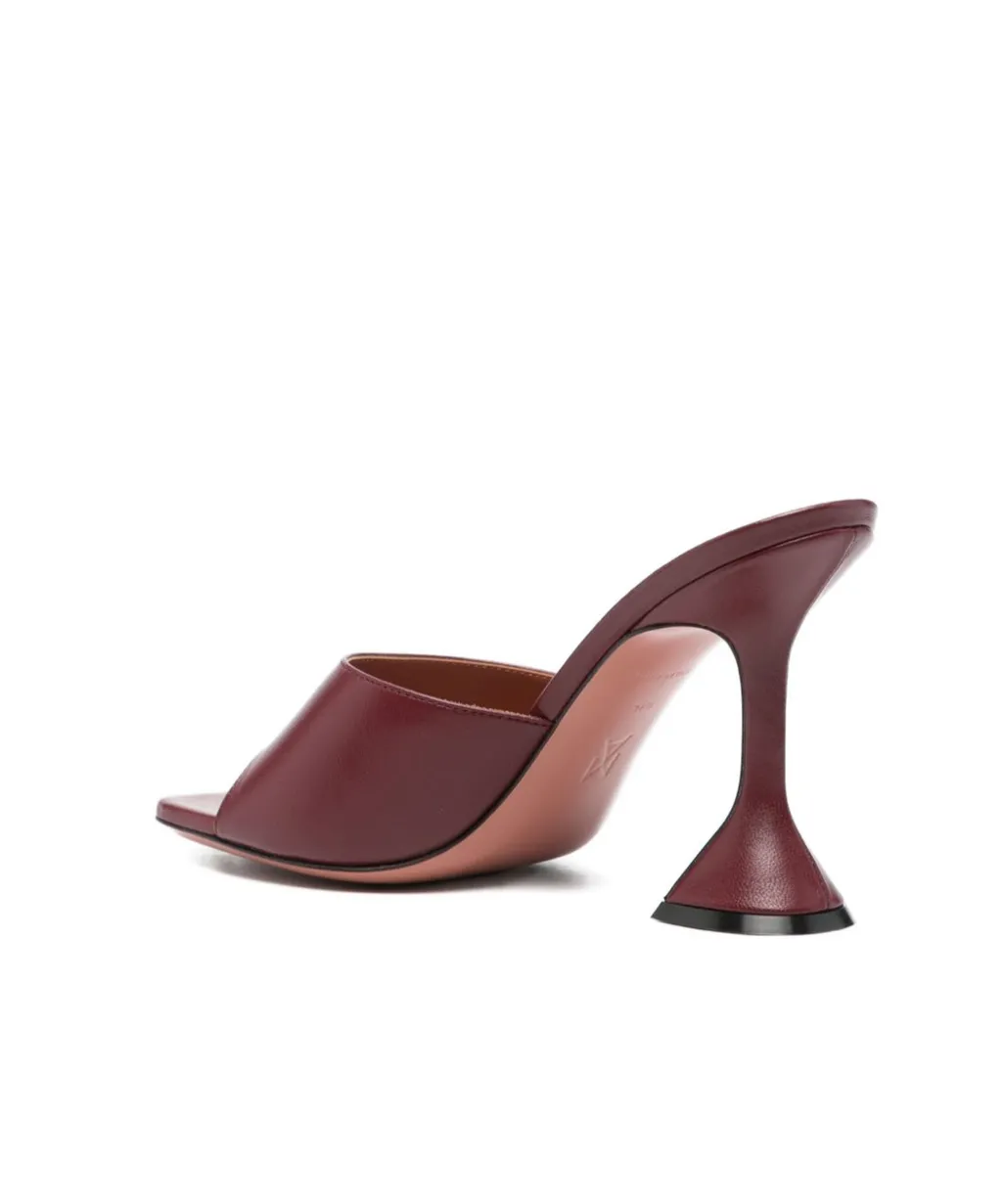 Square-Toe High-Heeled Sandals