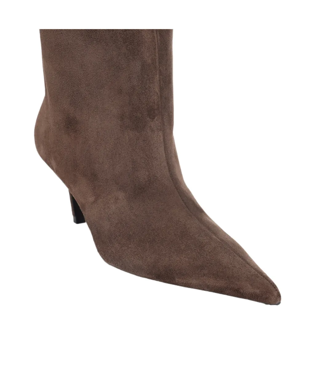 Pointed-Toe Ankle Boots