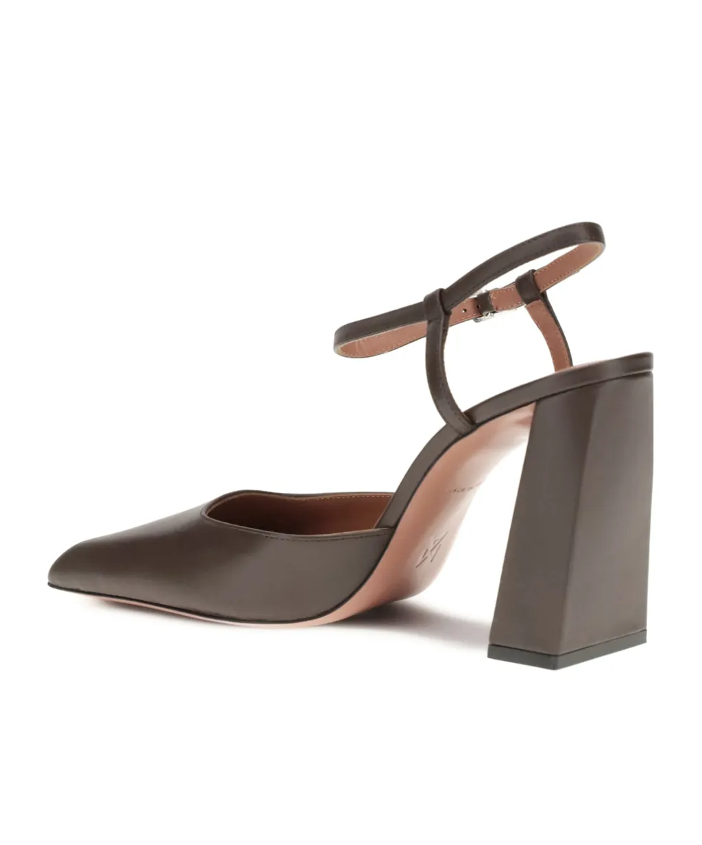Block Heel Strap Pumps