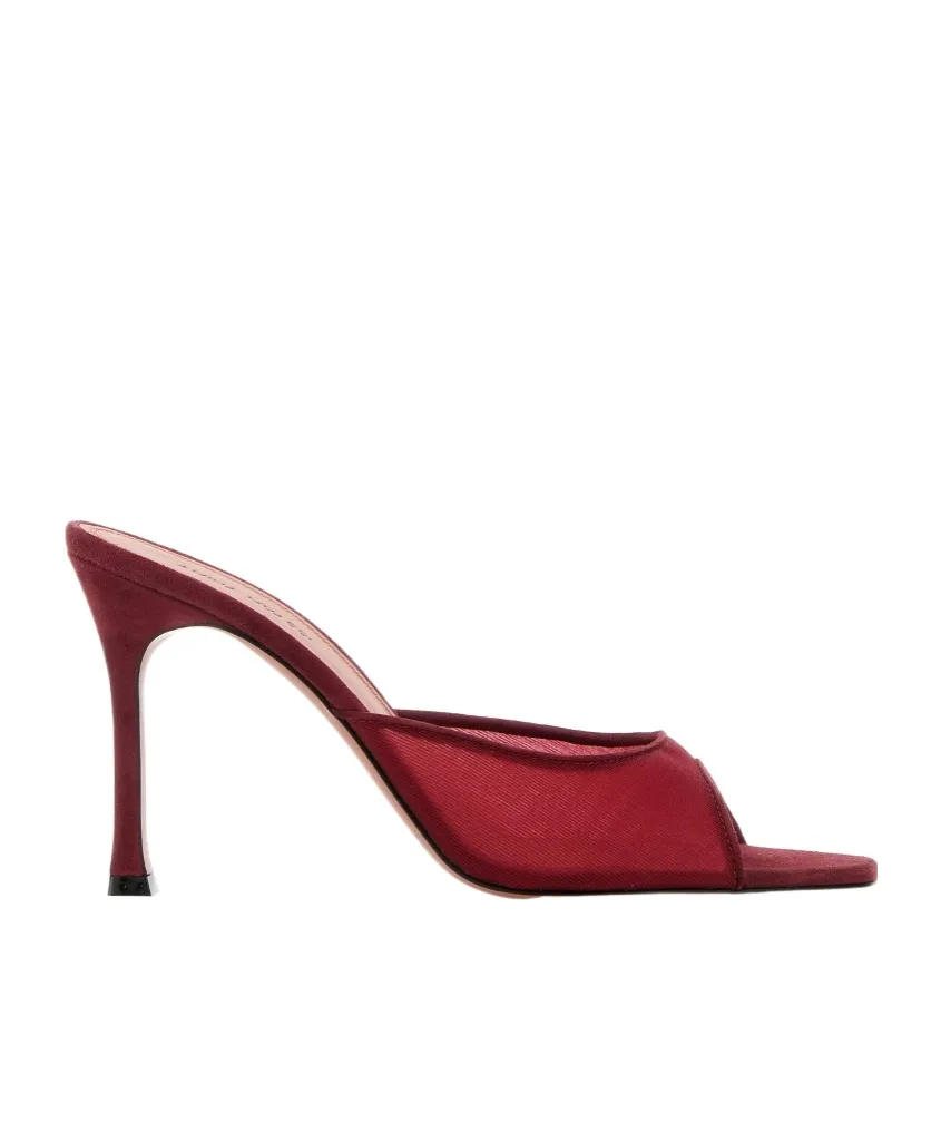 Round-Toe High-Heeled Sandals