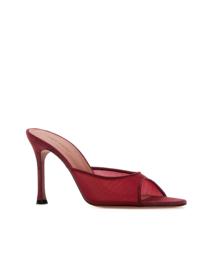 Round-Toe High-Heeled Sandals