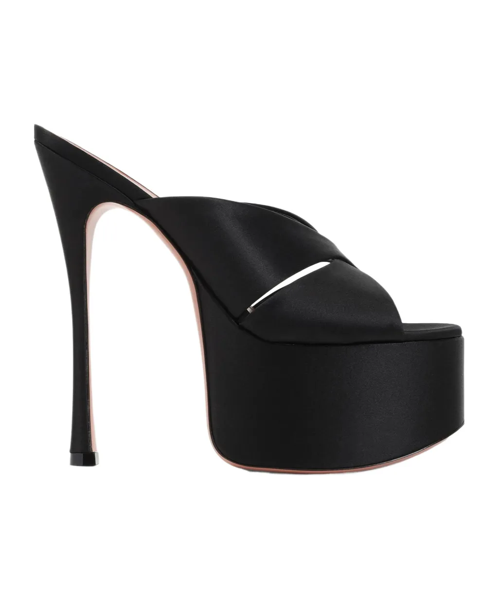 Round Toe High Heel Sandals