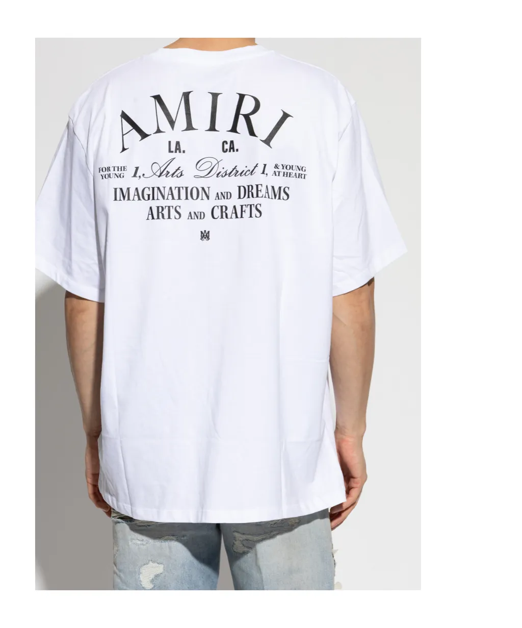 Logo Printed Jersey Art District T-Shirt