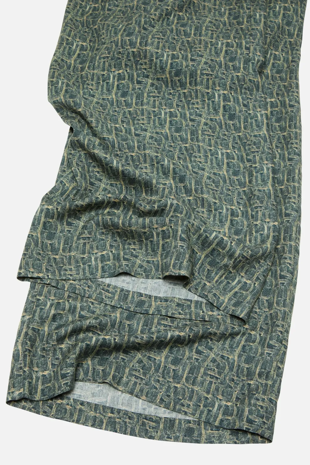 Abstract-Print Trousers