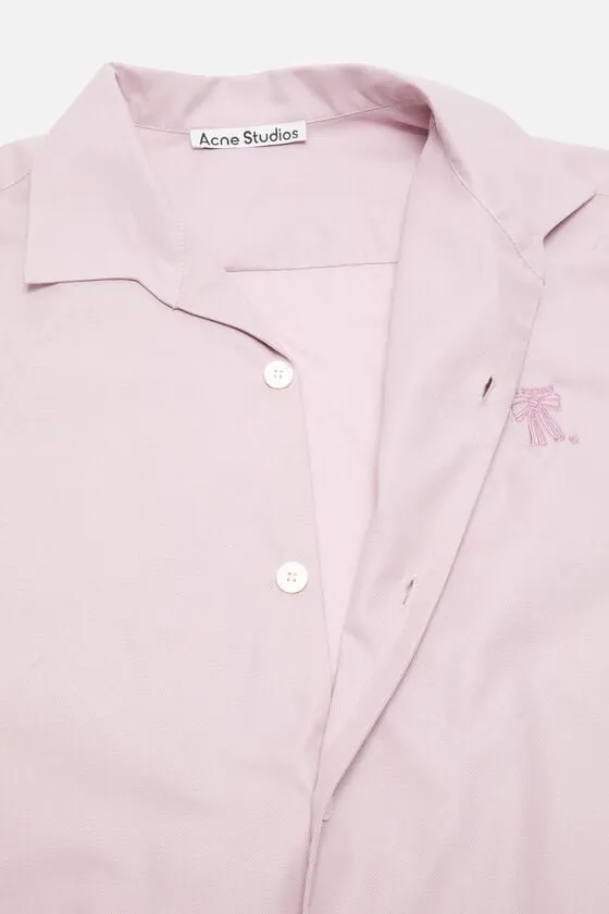 Embroidered Bow Shirt