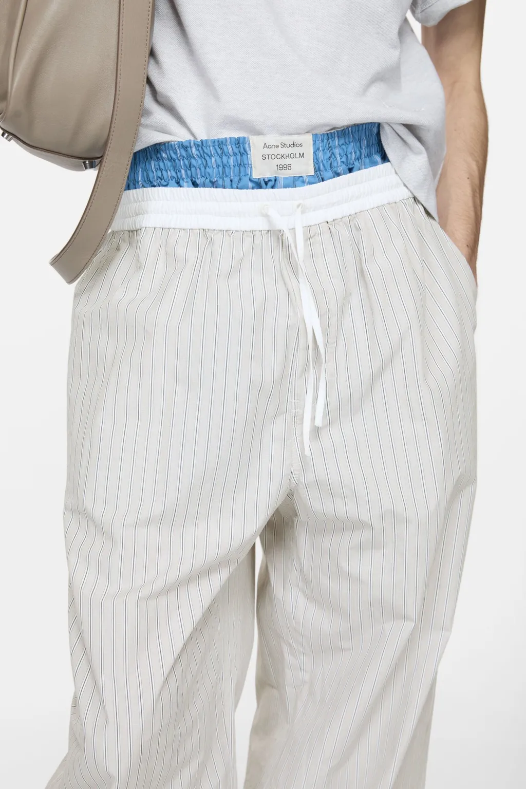 Striped Cotton Trousers