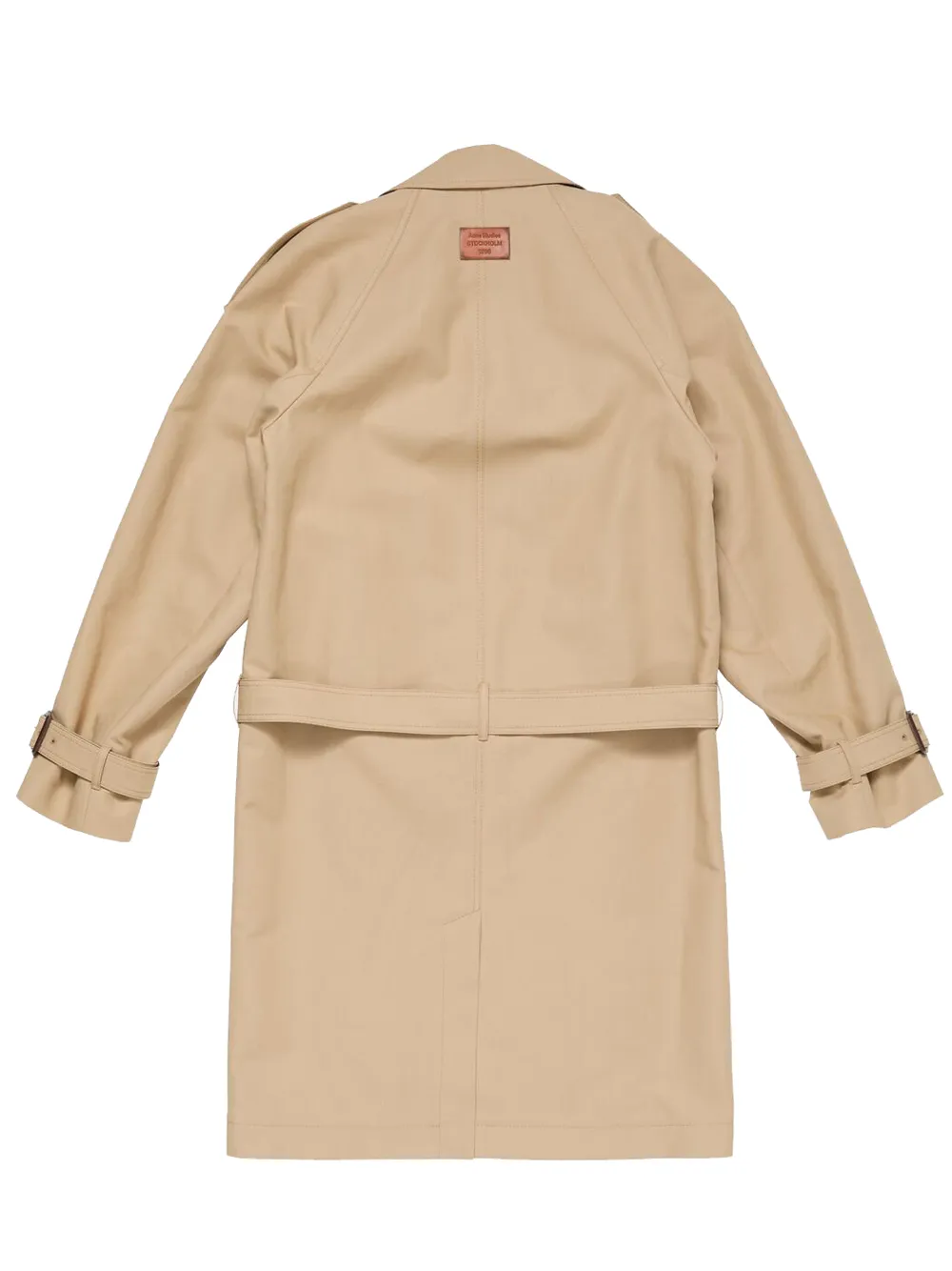 Double-Breasted Belted Trench Coat