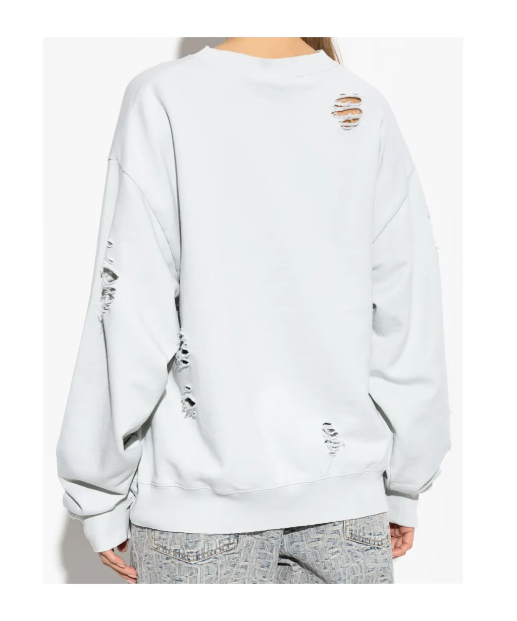 Distressed Logo Sweatshirt