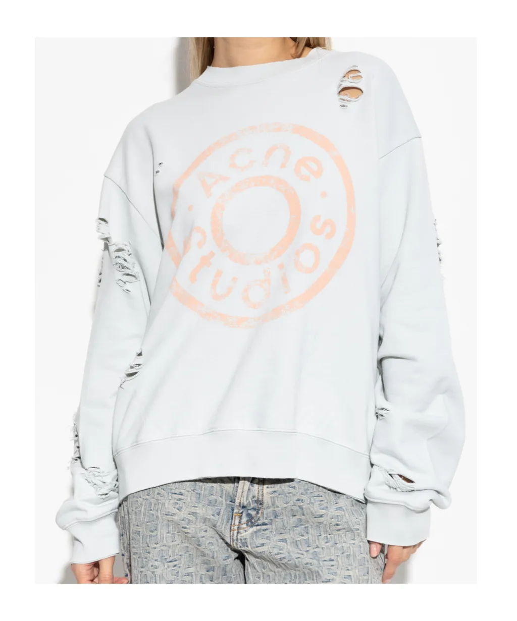 Distressed Logo Sweatshirt
