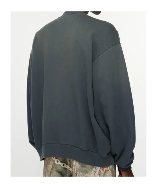 Logo Printed Zip-Up Sweatshirt