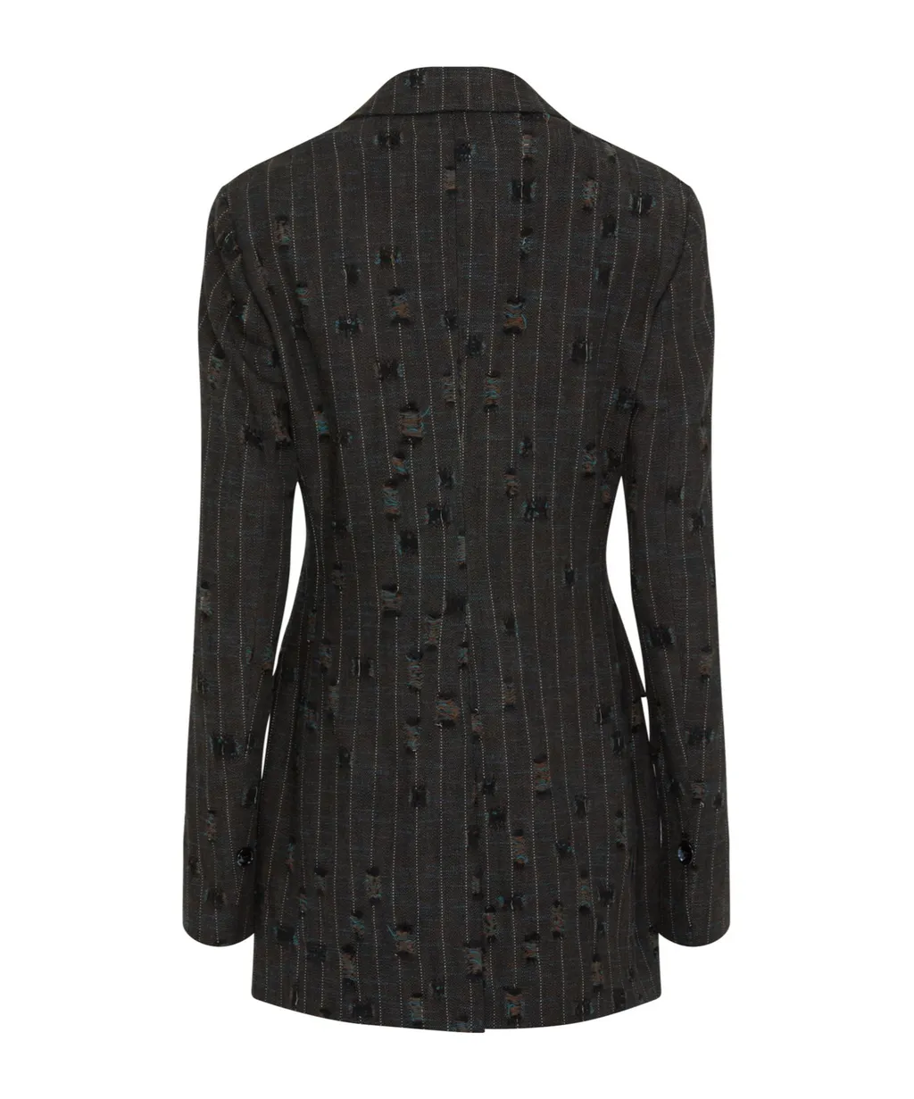 Lapel Long-Sleeved Suit Coat