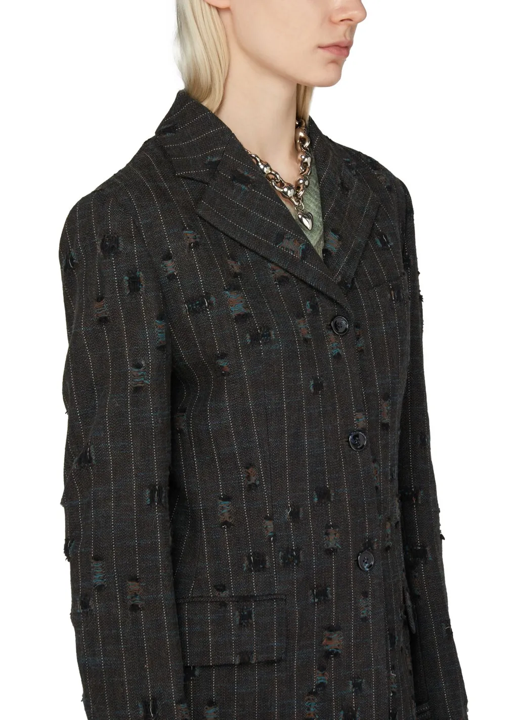 Lapel Long-Sleeved Suit Coat
