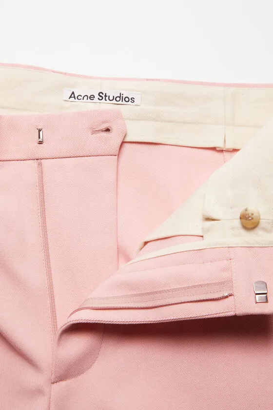 Twill Cotton-Blend Trousers