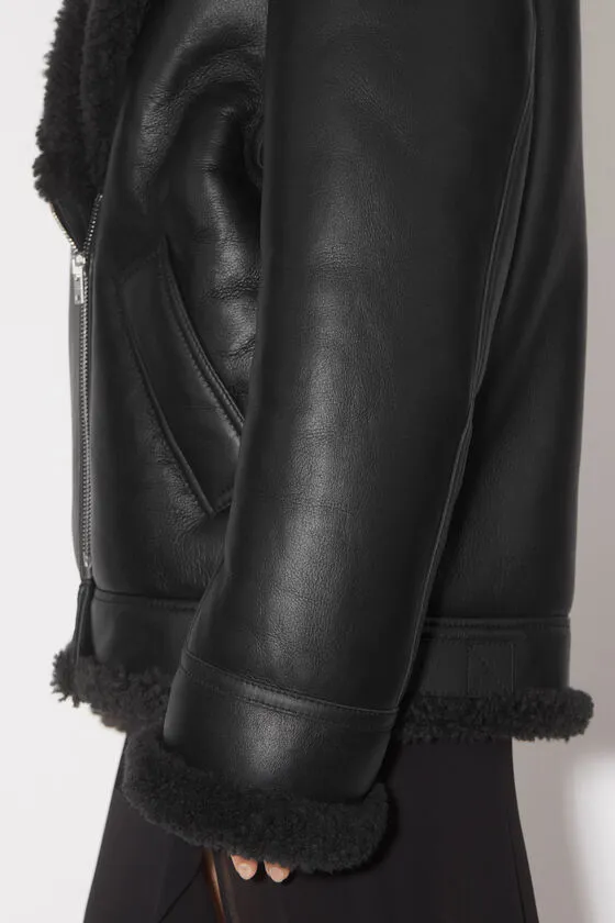 Drop Shoulder Biker Jacket
