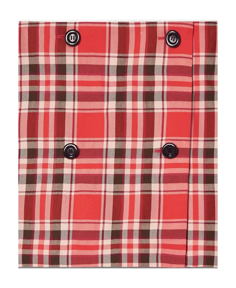 Check-Pattern Miniskirt