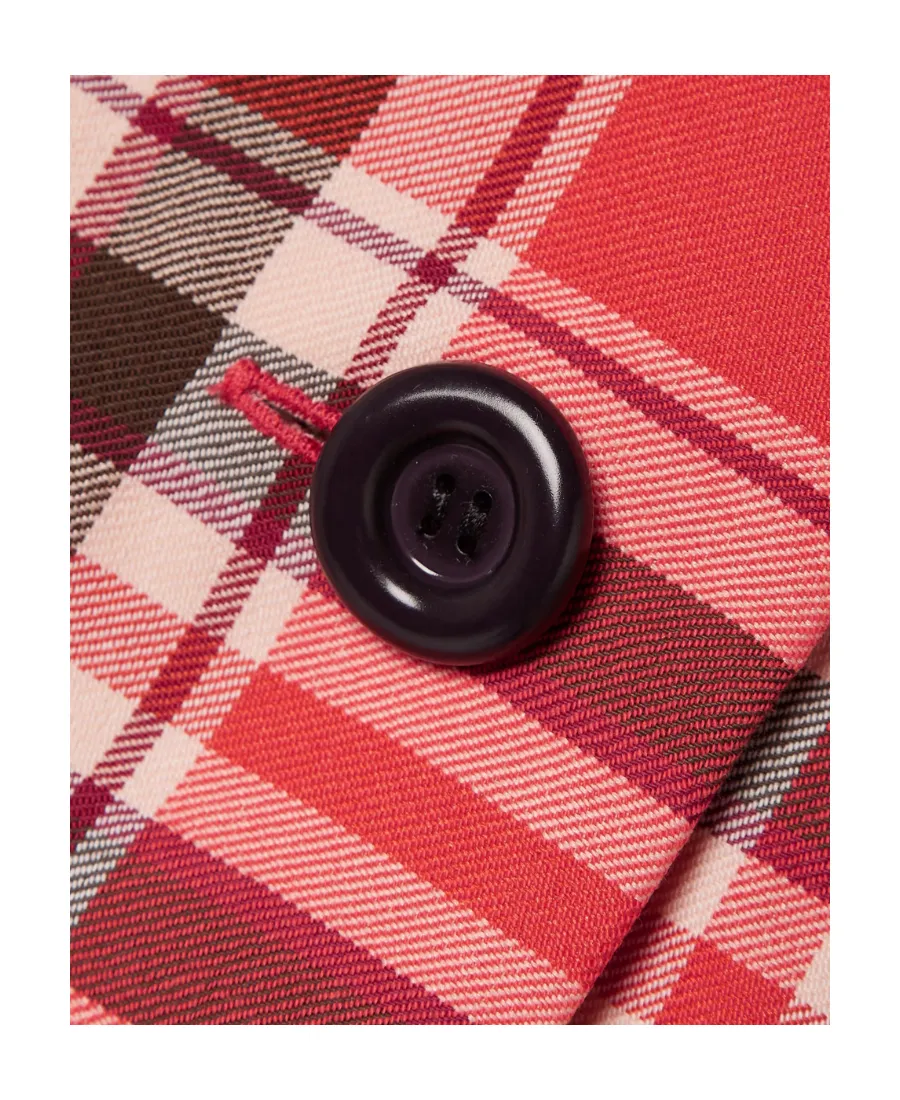 Check-Pattern Miniskirt