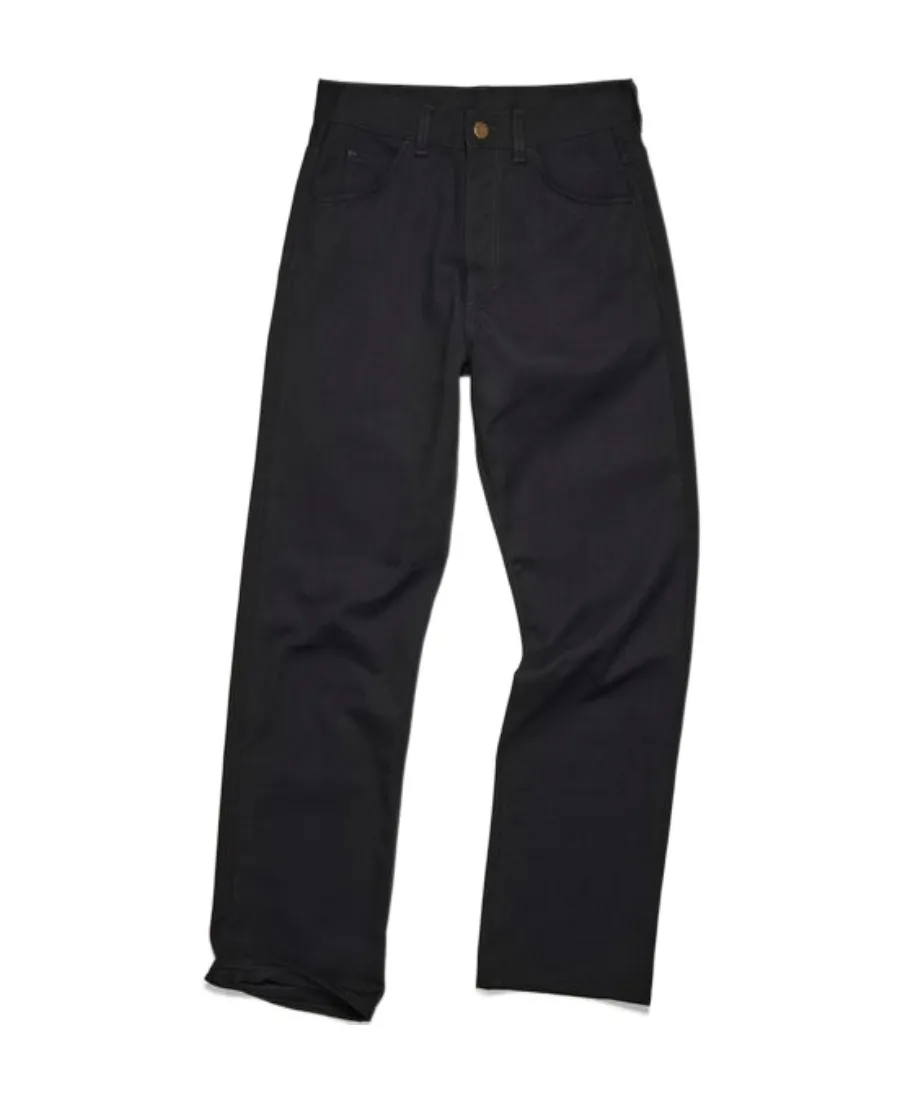 High-Waisted Straight-Leg Jeans