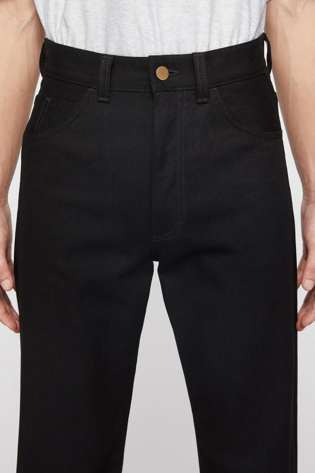 High-Waisted Straight-Leg Jeans