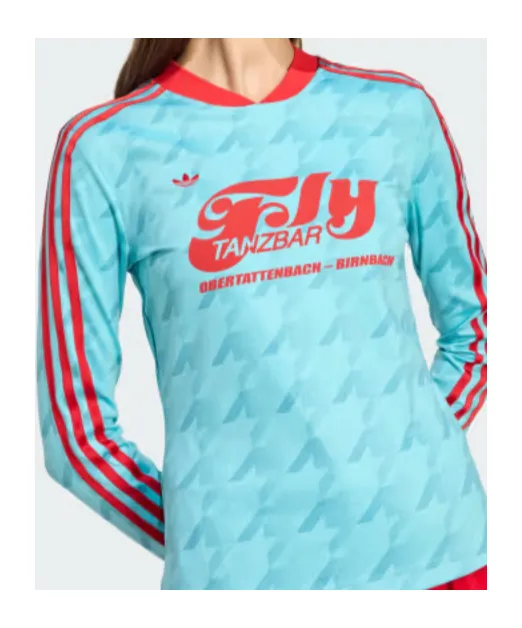 Graphic Soccer Allover Print Bodycon Long Sleeve Jersey