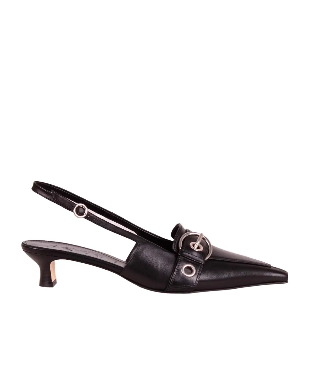 Davina Eyelet Slingback Pumps