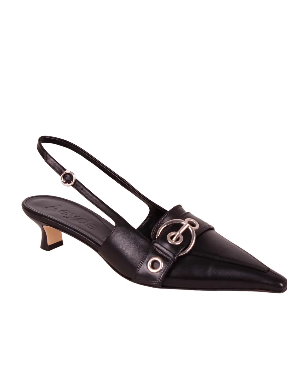 Davina Eyelet Slingback Pumps