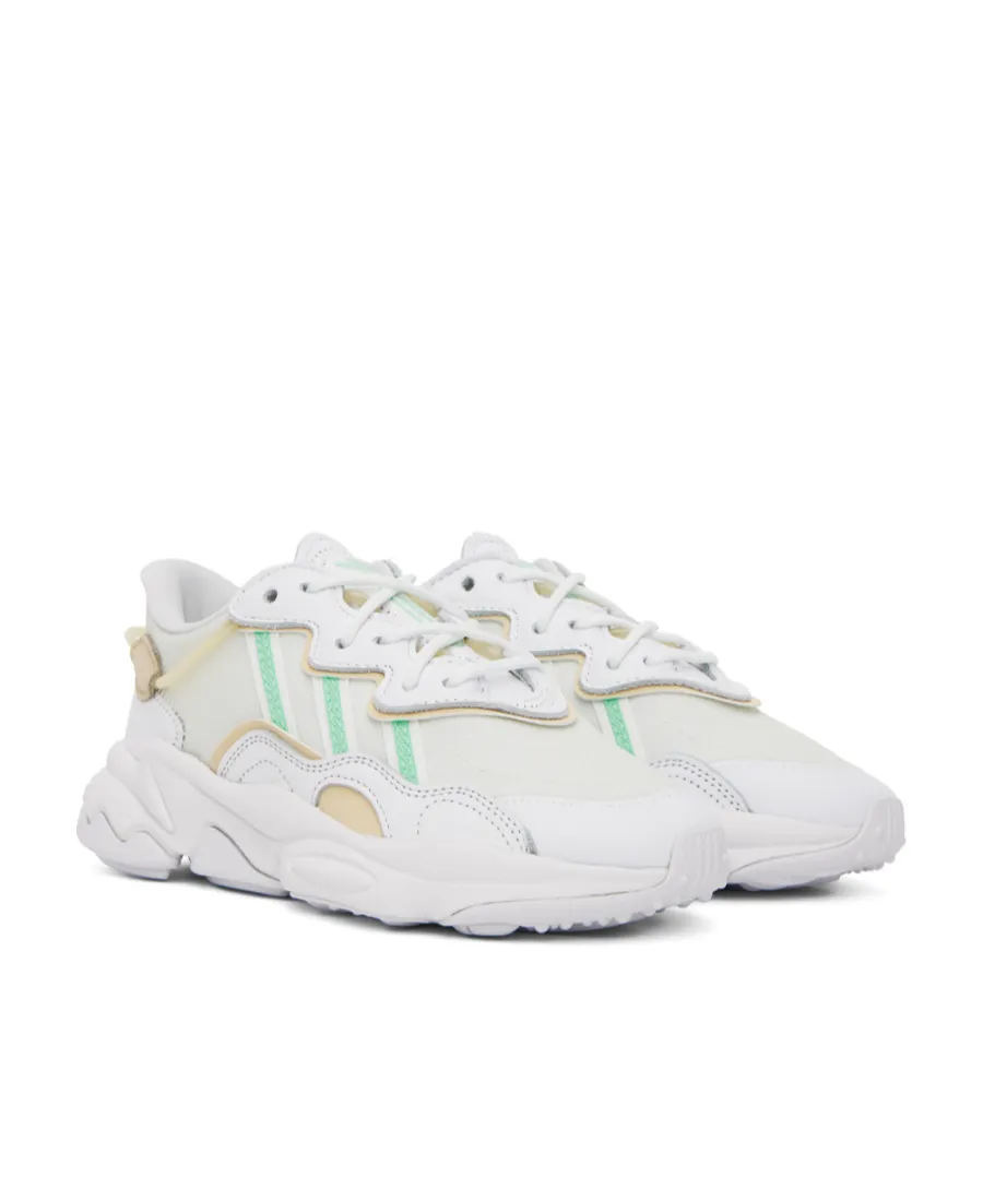 Ozweego Leather Low-Top Sneakers