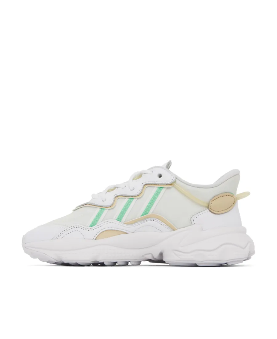 Ozweego Leather Low-Top Sneakers