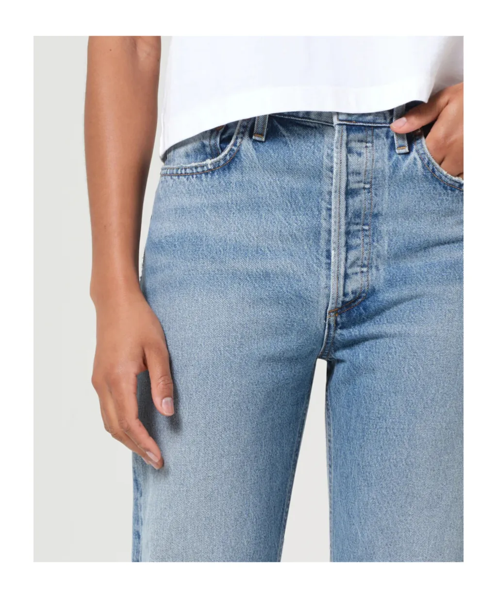 90's Pinch Waist High Rise Straight