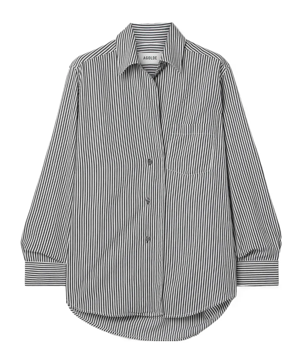 Aris Striped Crepe Shirt