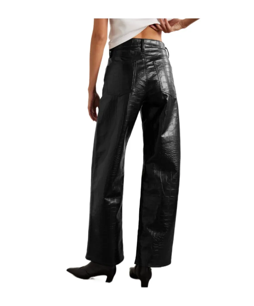 Arc Croc-Effect Pants