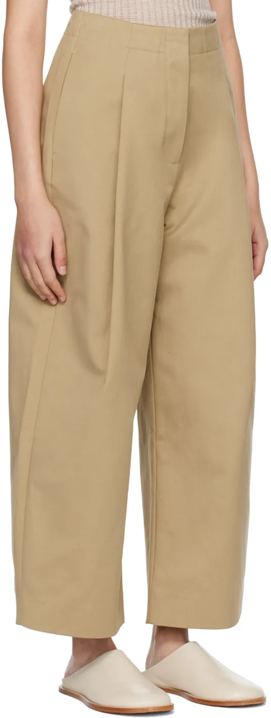 Dordoni High-Waisted Wide-Leg Trousers