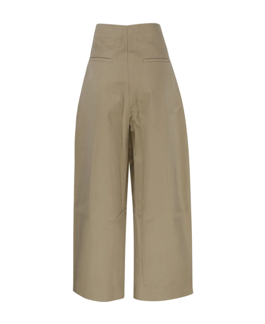 Dordoni High-Waisted Wide-Leg Trousers
