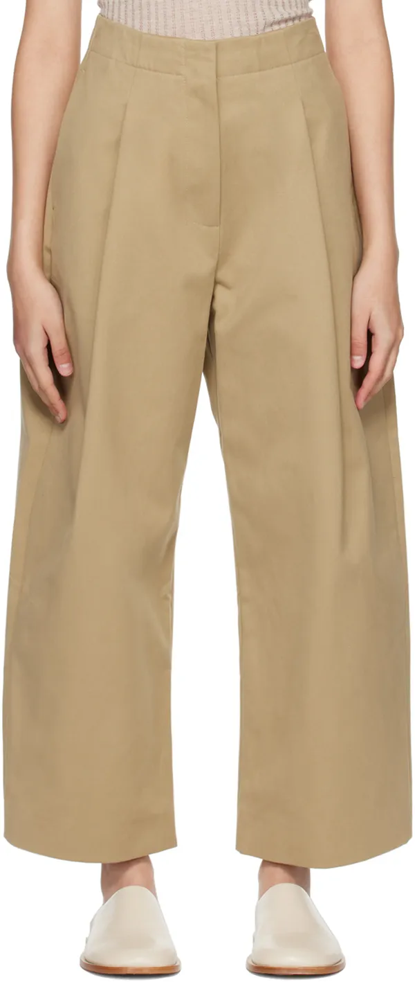 Dordoni High-Waisted Wide-Leg Trousers