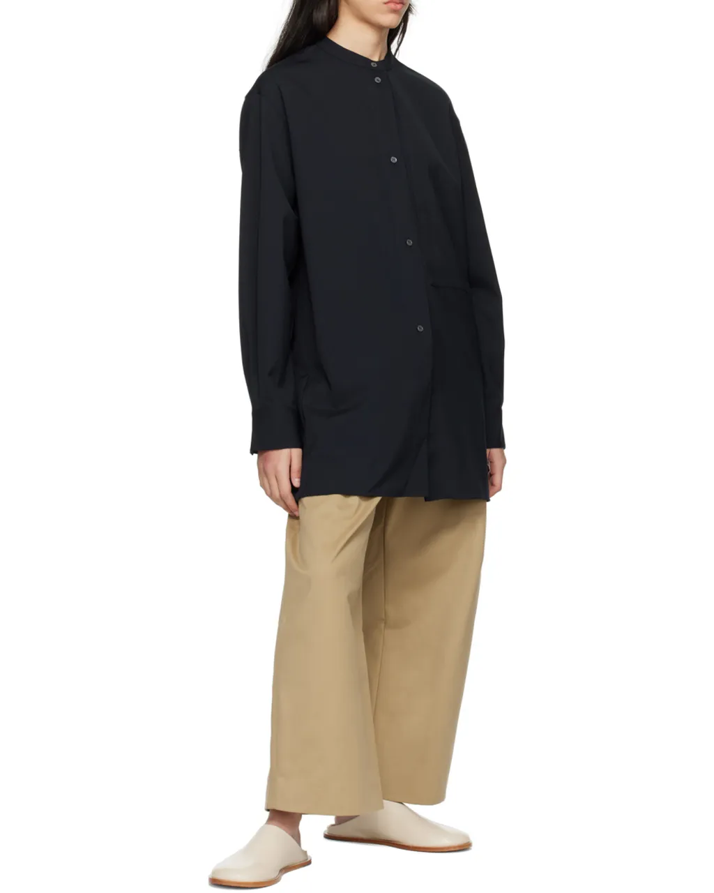 Dordoni High-Waisted Wide-Leg Trousers