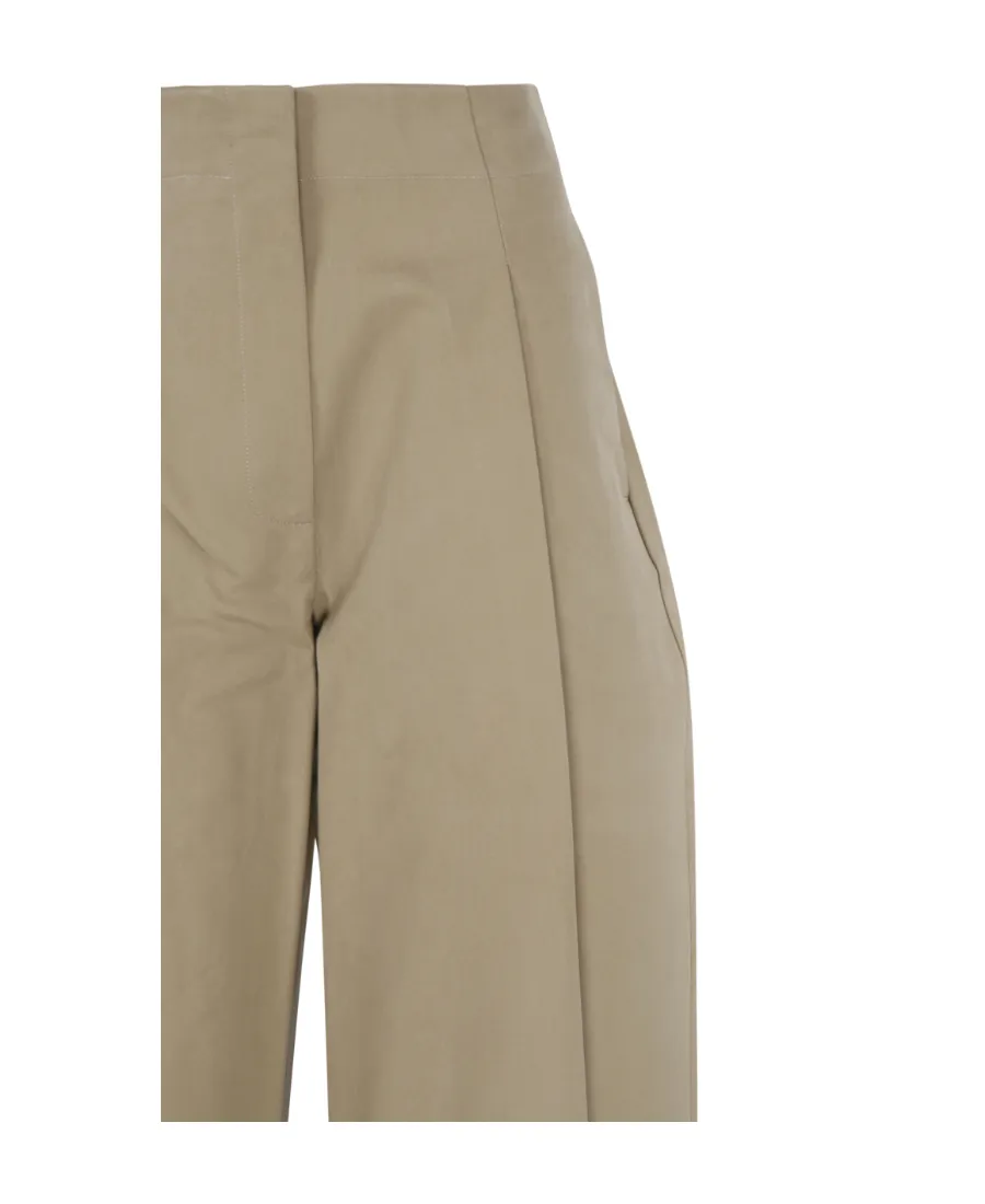 Dordoni High-Waisted Wide-Leg Trousers