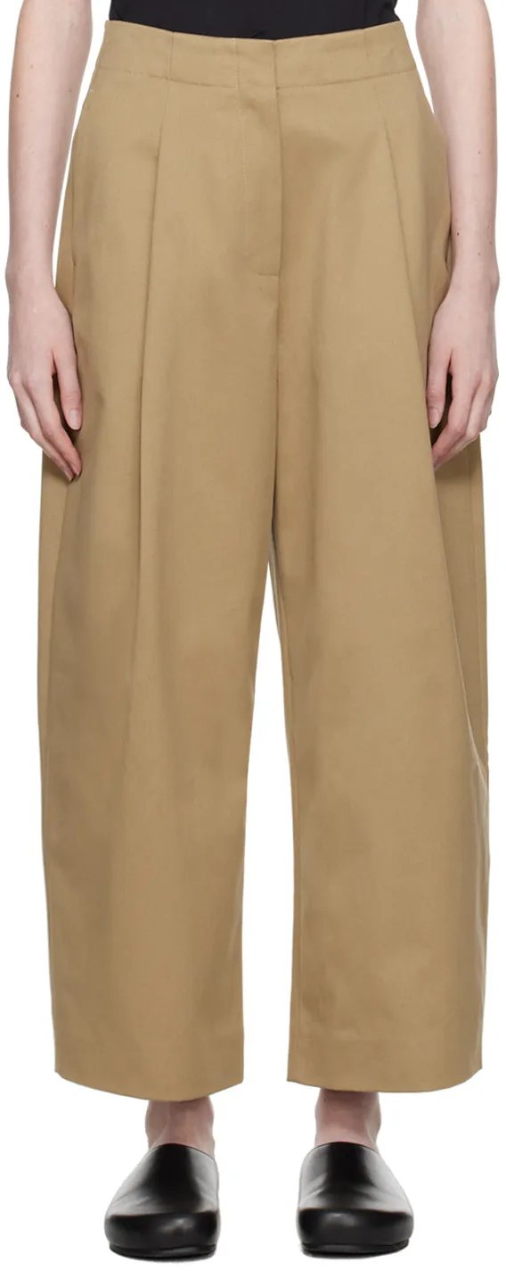Dordoni High-Waisted Wide-Leg Trousers