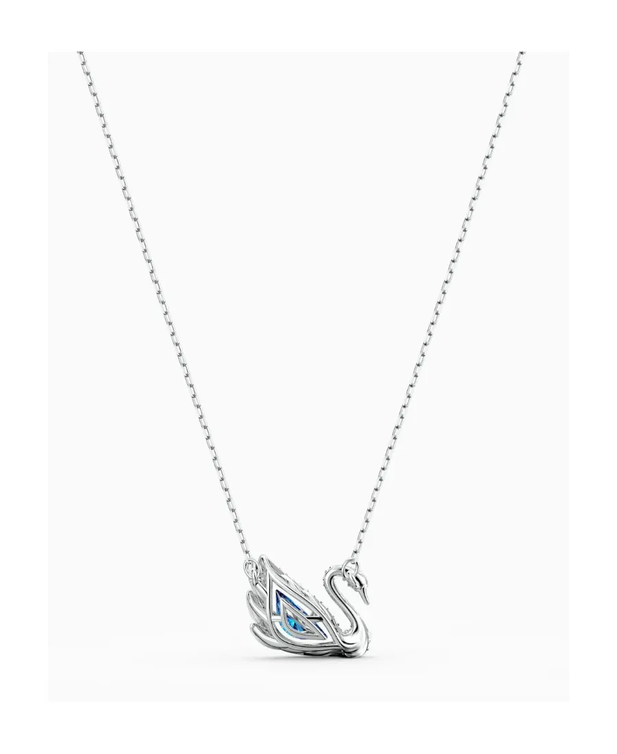 Crystal-Embellished Logo Pendant Chain