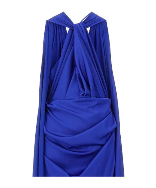 Cape-Insert Gown