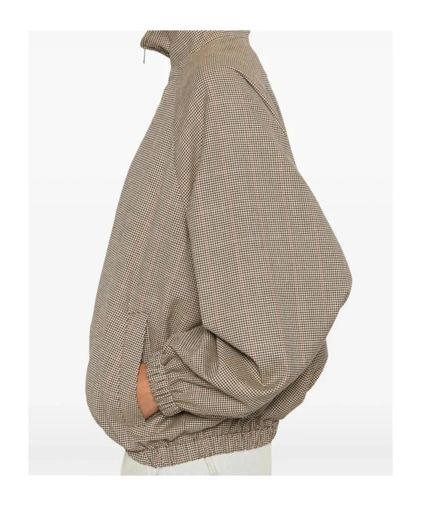 Zipped Patterned Jacket
