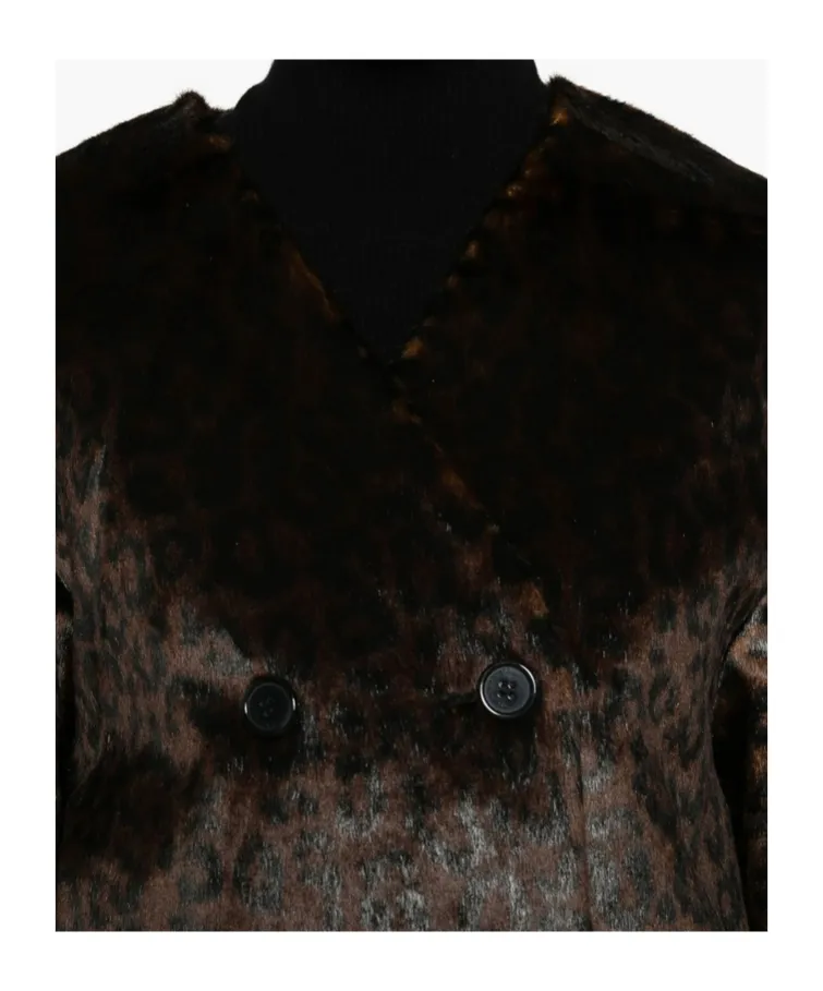 Double-Breasted Patterned Jacket