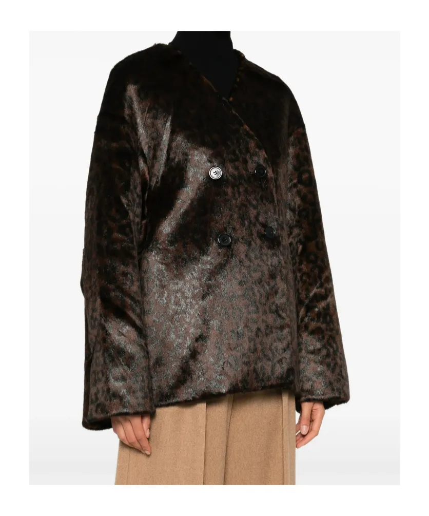Double-Breasted Patterned Jacket