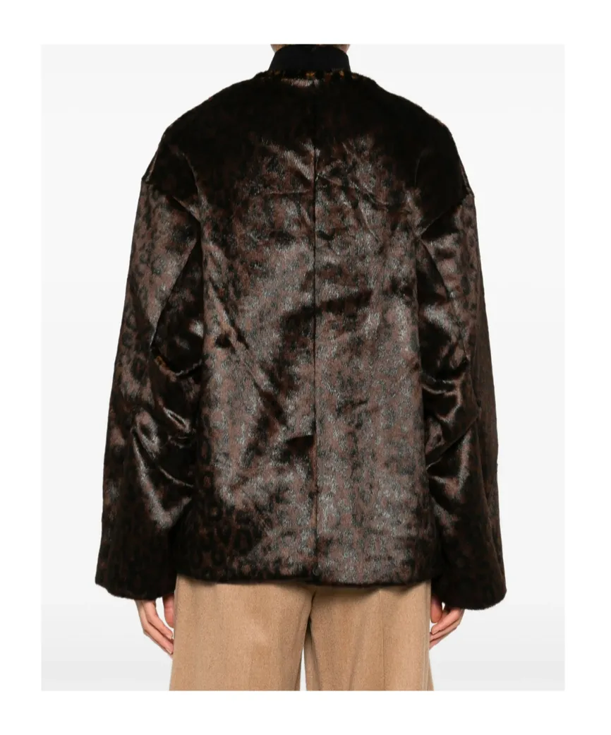 Double-Breasted Patterned Jacket