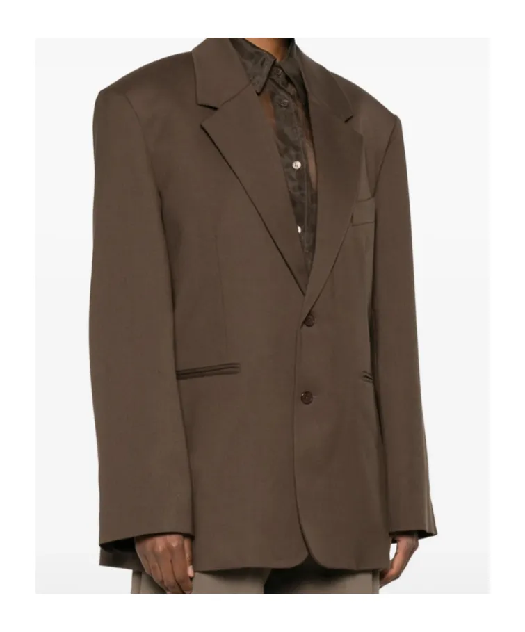 Long-Sleeved Suit Jacket