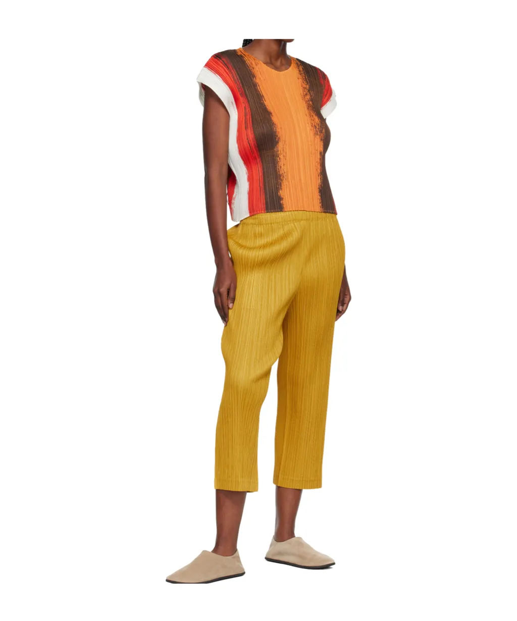 Pleated Knit Trousers