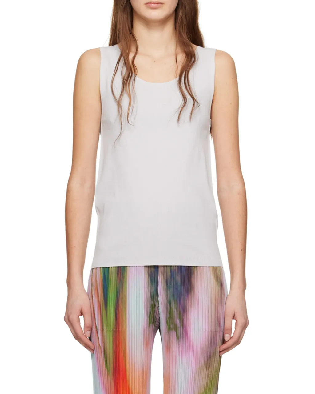 Low Round Neck Design Vest