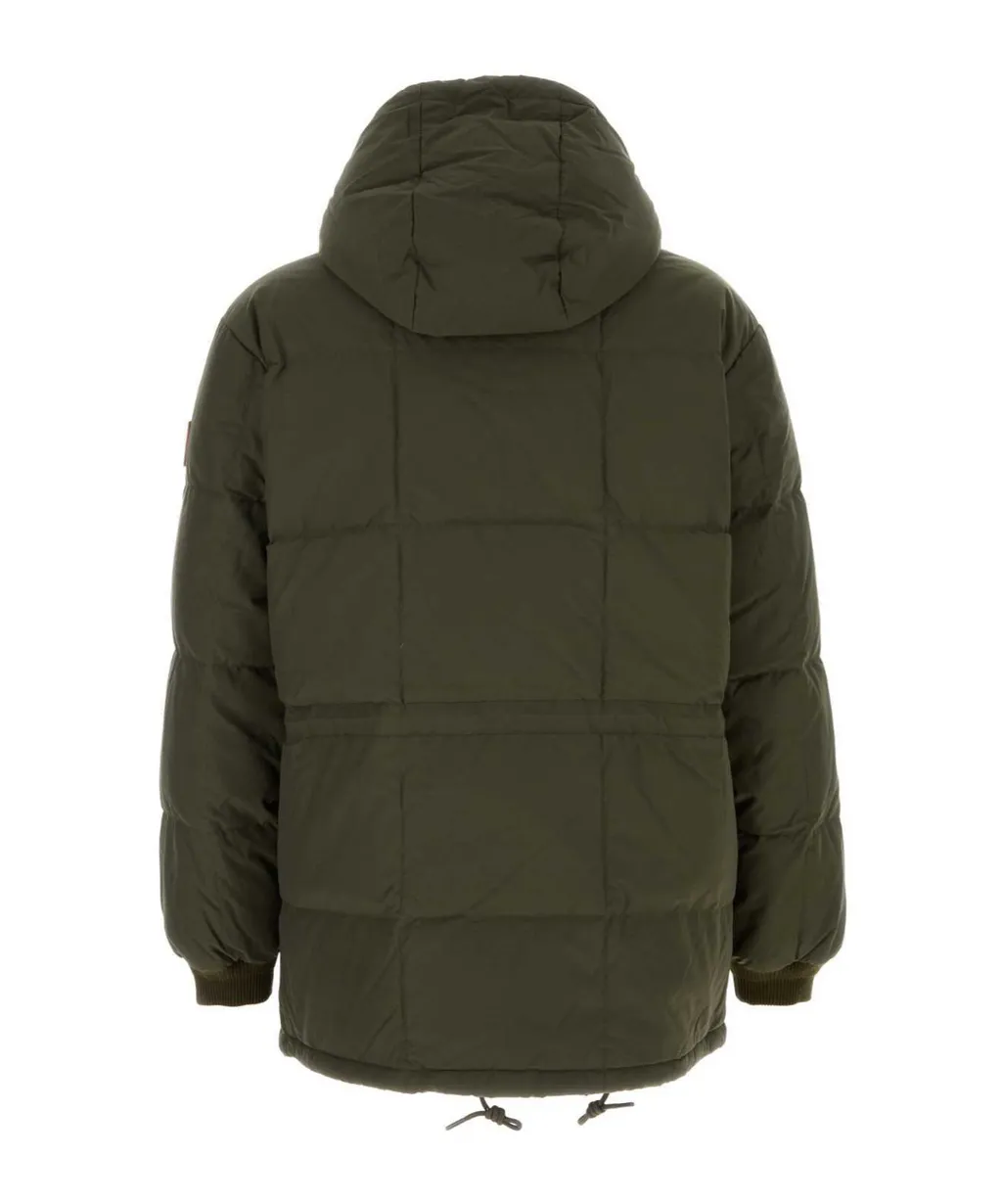 Hooded Drawstring Padded Jacket