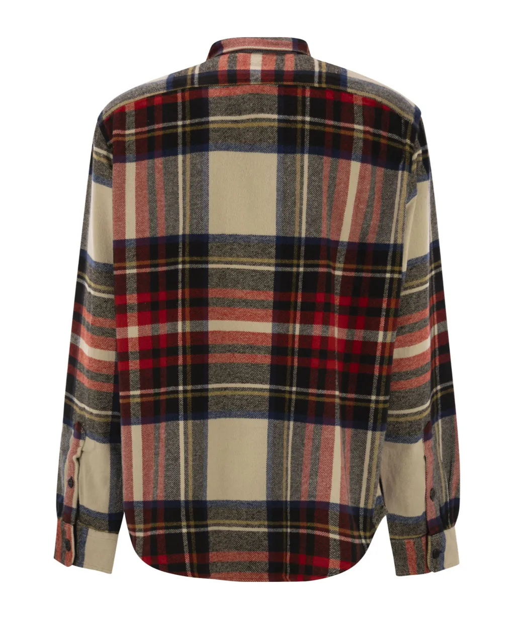 Long Sleeved Checked Shirt