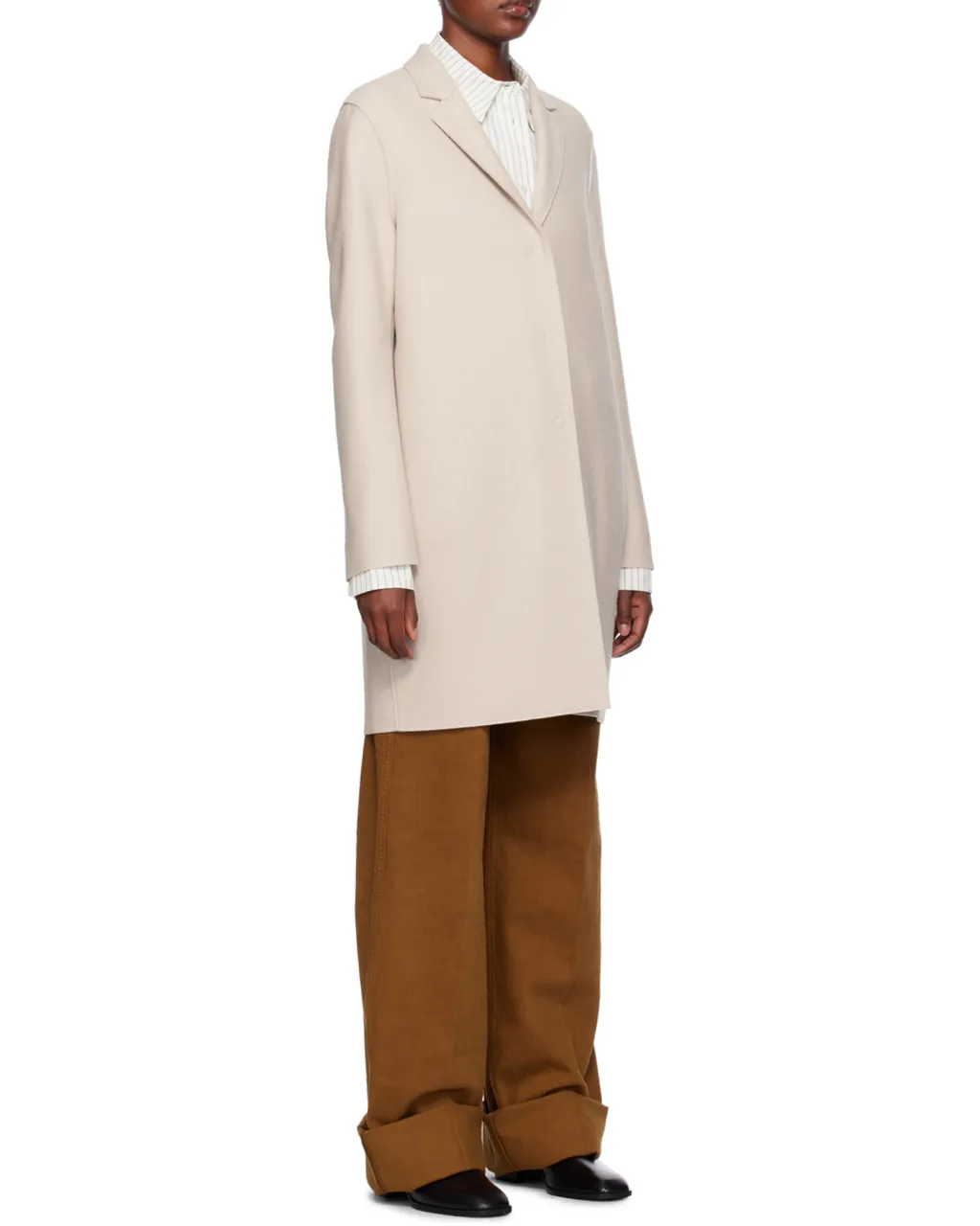 Notched Lapel Coat