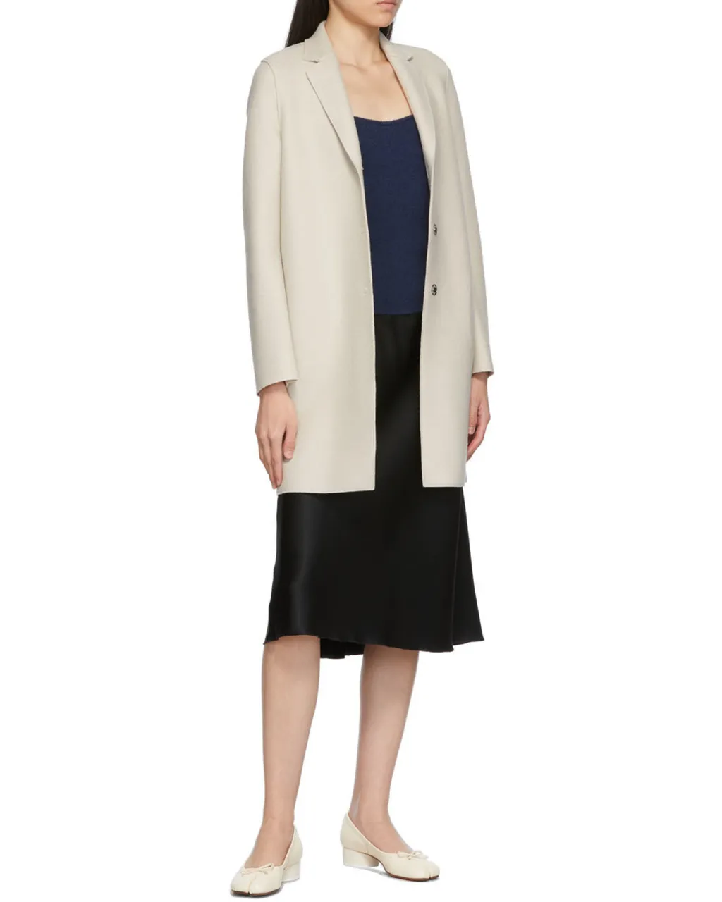 Notched Lapel Coat